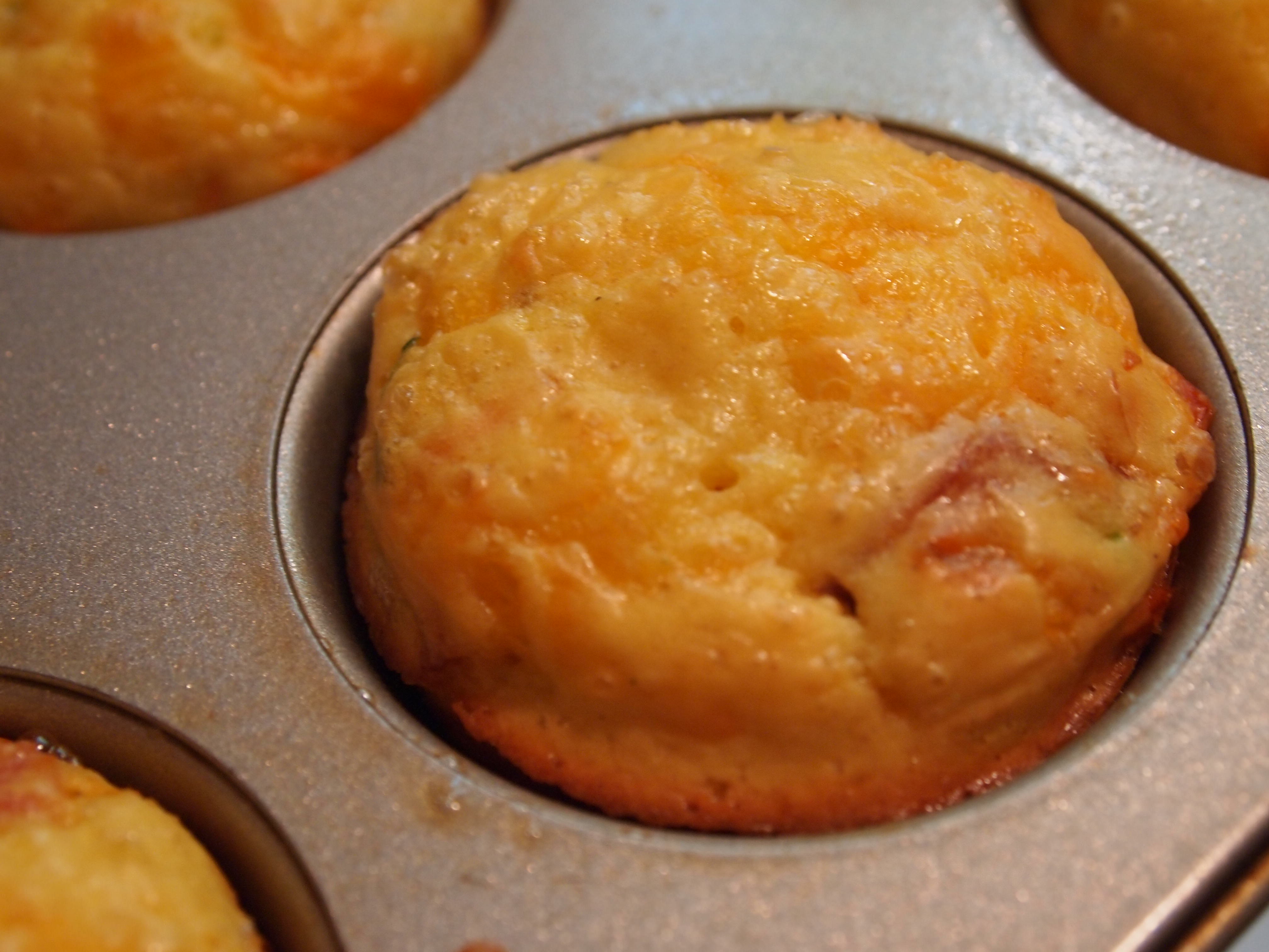 Omelette Muffins post-oven.