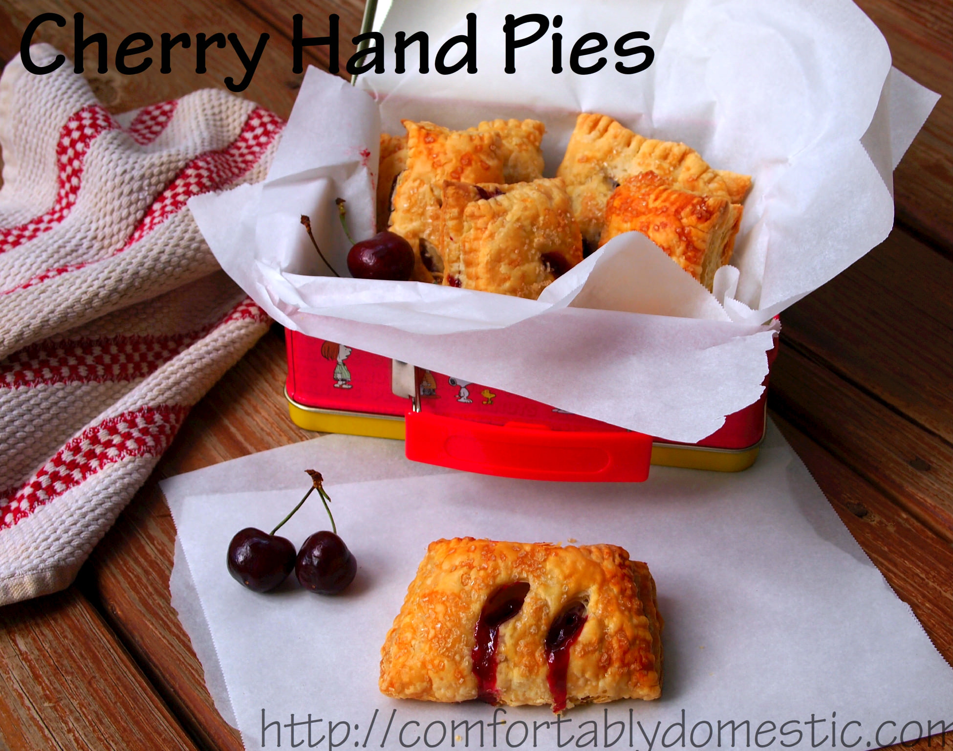 Cherry Hand Pies | ComfortablyDomestic.com