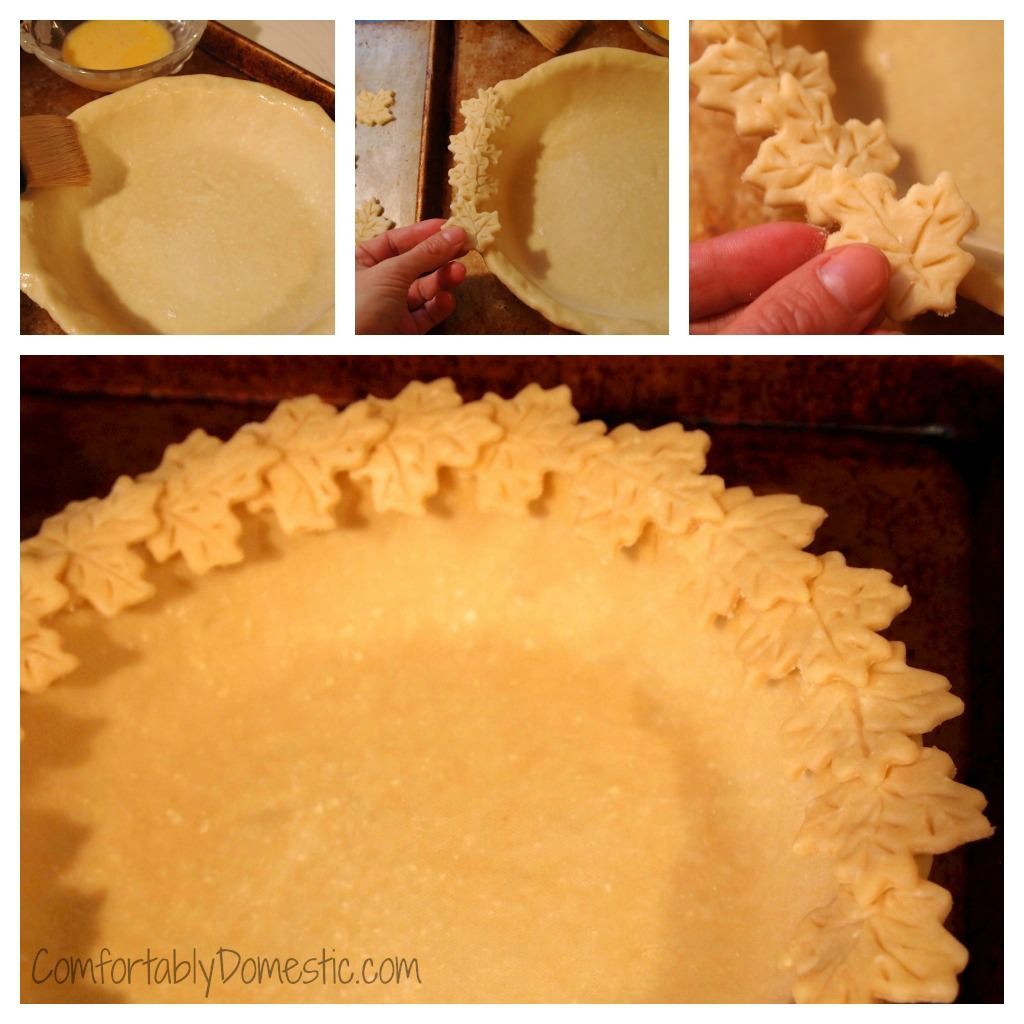 Decorative Homemade Pie Crust | ComfortablyDomestic.com