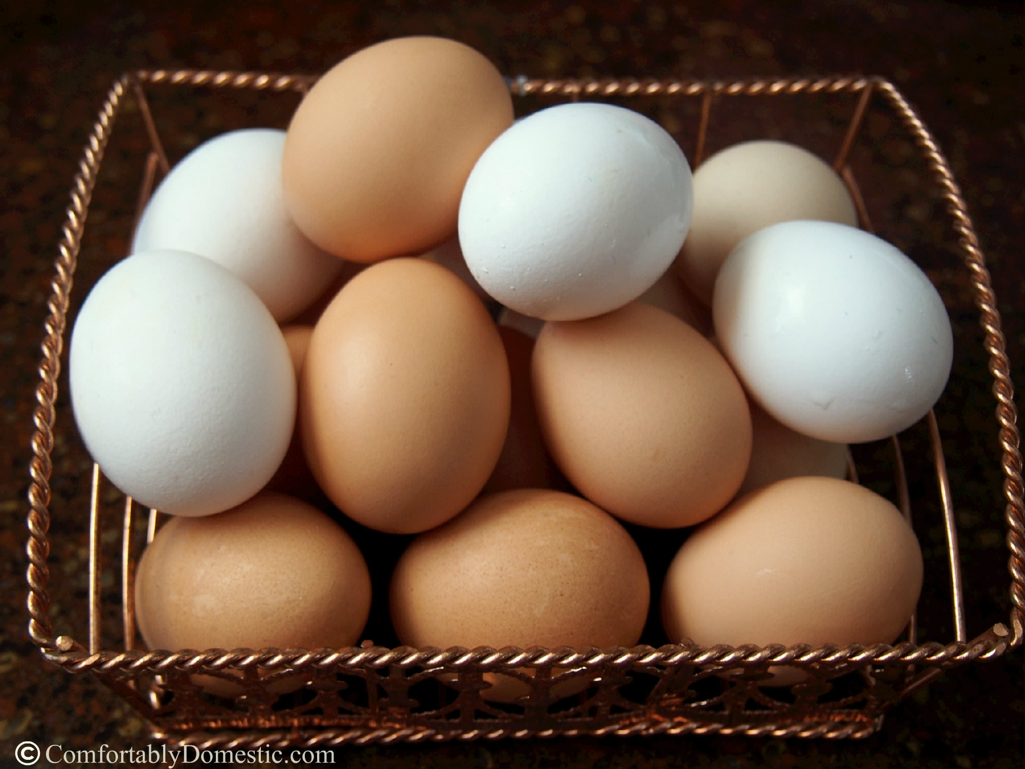 Farm Fresh Eggs via Comfortably Domesticf