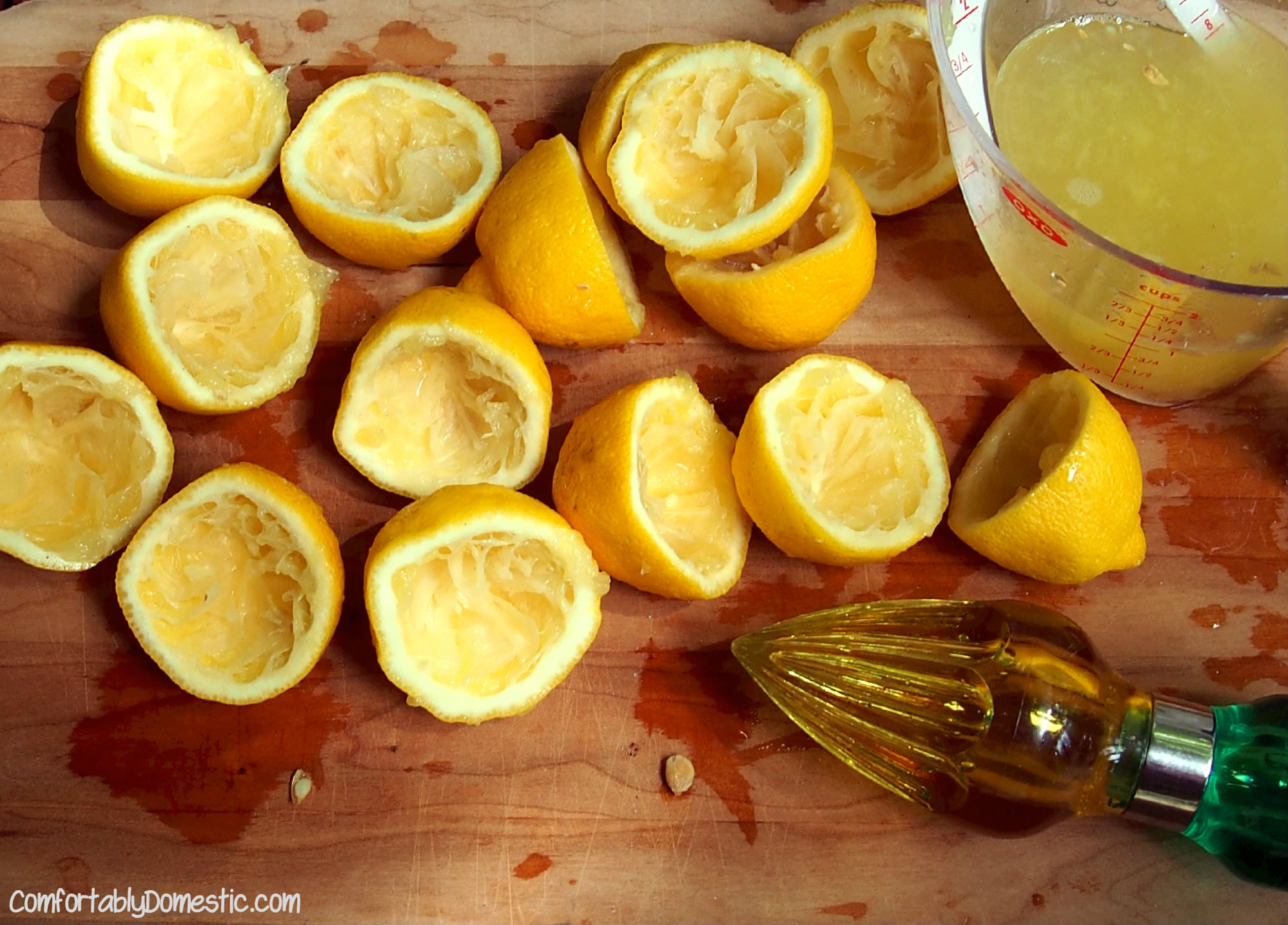 fresh lemon juice ROCKS