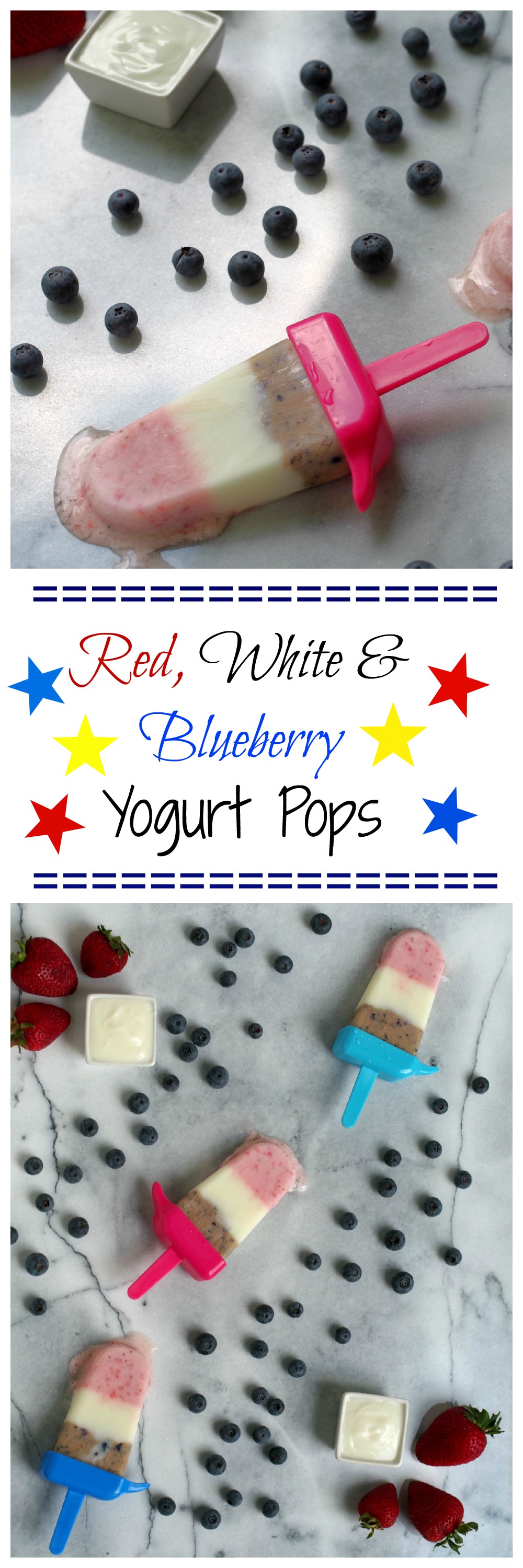 Red-White-and-Blueberry-Frozen-Yogurt-Pops | ComfortablyDomestic.com